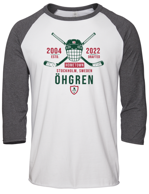 Classic Heritage Liam Ohgren Unisex Premium Three-Quarter Raglan T-Shirt | Swagsta