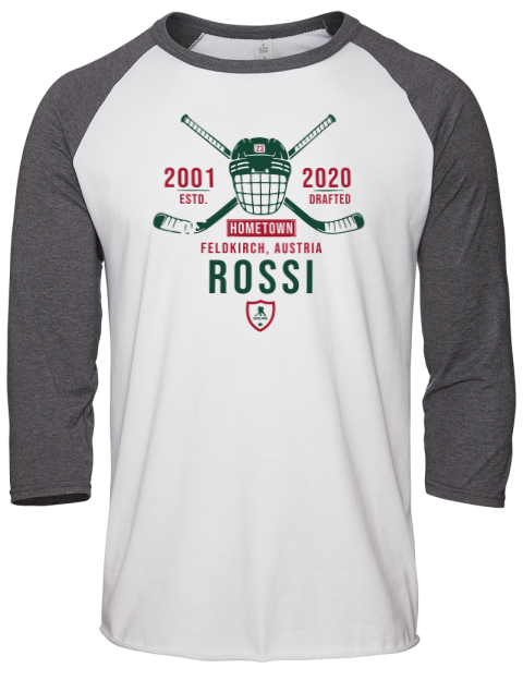 Classic Heritage Marco Rossi Unisex Premium Three-Quarter Raglan T-Shirt | Swagsta