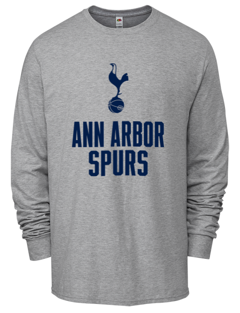 Stacked Ann Arbor Spurs Men's Long-Sleeve T-Shirt | Swagsta