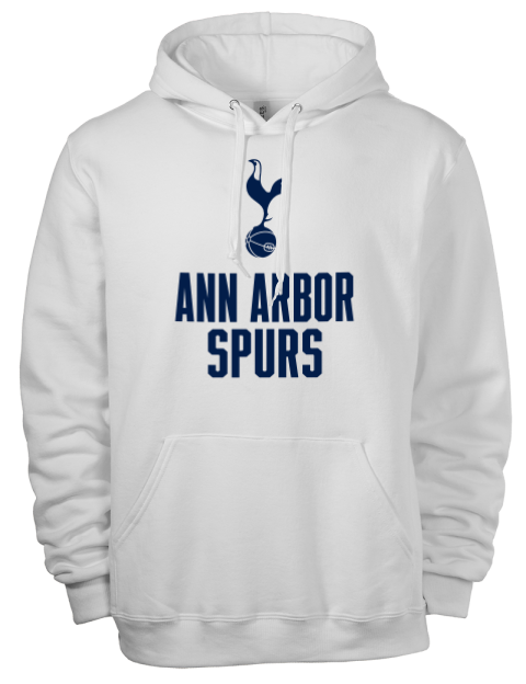 Stacked Ann Arbor Spurs Eco Premium Unisex Hooded Sweatshirt | Swagsta