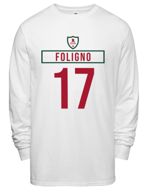Home Jersey Marcus Foligno Men's Long-Sleeve T-Shirt | Swagsta