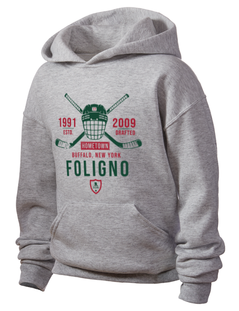 Classic Heritage Marcus Foligno Youth Hooded Sweatshirt | Swagsta
