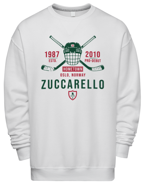 Classic Heritage Mats Zuccarello Premium Unisex Crewneck Sweatshirt | Swagsta
