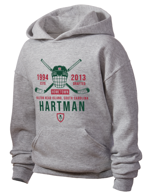 Classic Heritage Ryan Hartman Youth Hooded Sweatshirt | Swagsta