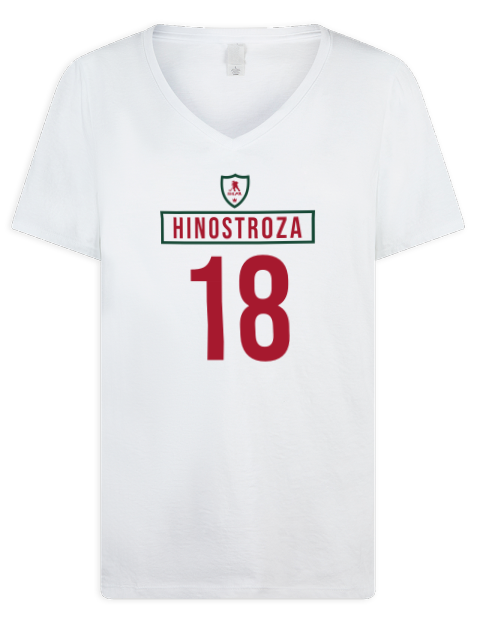 Home Jersey Vincent Hinostroza Premium Ladies V-Neck T-Shirt | Swagsta