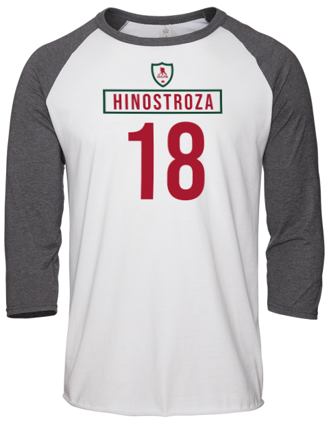 Home Jersey Vincent Hinostroza Unisex Premium Three-Quarter Raglan T-Shirt | Swagsta
