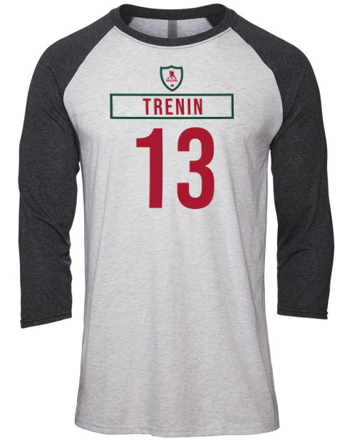 Home Jersey Yakov Trenin Unisex Premium Three-Quarter Raglan T-Shirt | Swagsta
