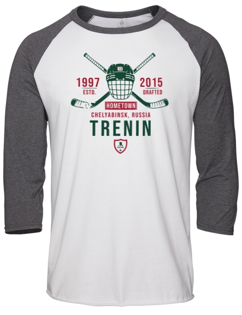 Classic Heritage Yakov Trenin Unisex Premium Three-Quarter Raglan T-Shirt | Swagsta