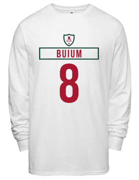 Home Jersey Zeev Buium Men's Long-Sleeve T-Shirt | Swagsta
