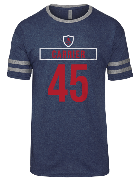 Away Jersey Alexandre Carrier Men's Tri-Blend T-Shirt | Swagsta