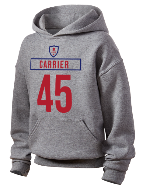 Home Jersey Alexandre Carrier Youth Hooded Sweatshirt | Swagsta