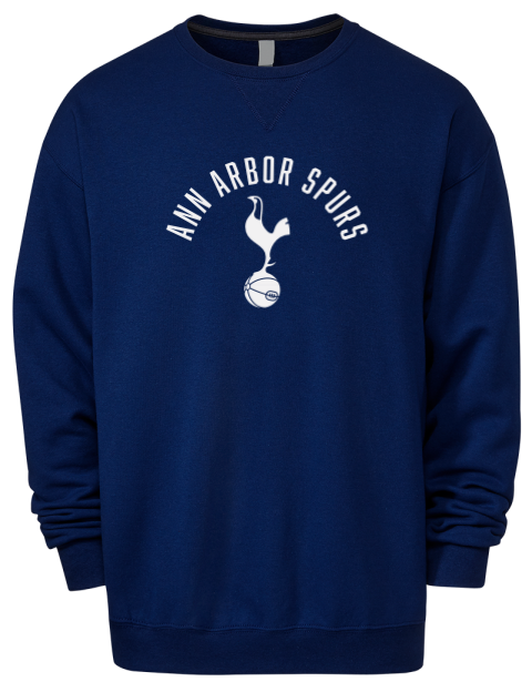 Arched Ann Arbor Spurs Premium Unisex Crewneck Sweatshirt | Swagsta