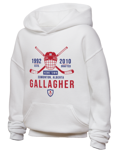 Classic Heritage Brendan Gallagher Youth Hooded Sweatshirt | Swagsta