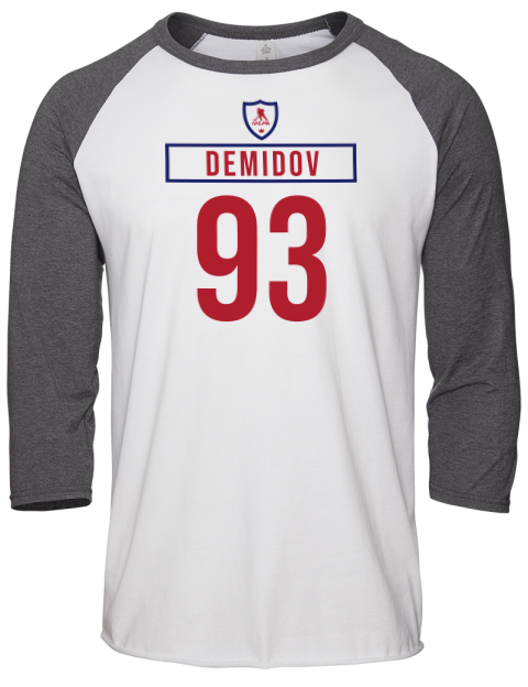 Home Jersey Ivan Demidov Unisex Premium Three-Quarter Raglan T-Shirt | Swagsta