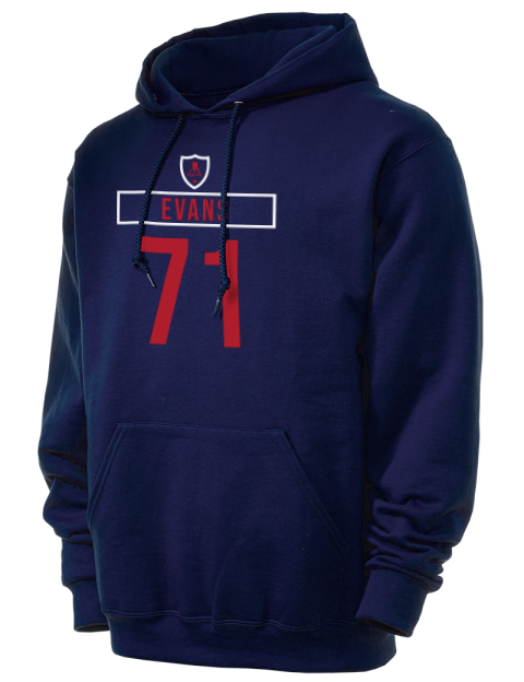 Away Jersey Jake Evans Unisex Hooded Sweatshirt | Swagsta