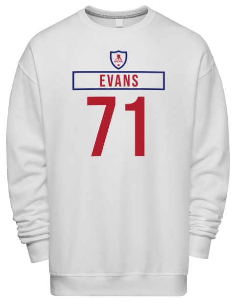 Home Jersey Jake Evans Premium Unisex Crewneck Sweatshirt | Swagsta