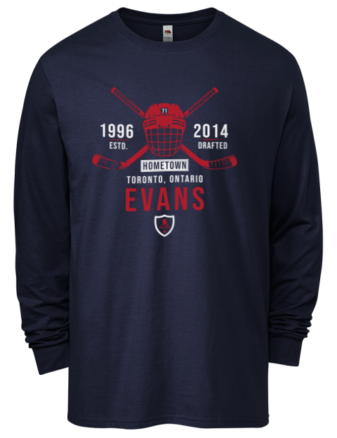 Heritage Jake Evans Men's Long-Sleeve T-Shirt | Swagsta
