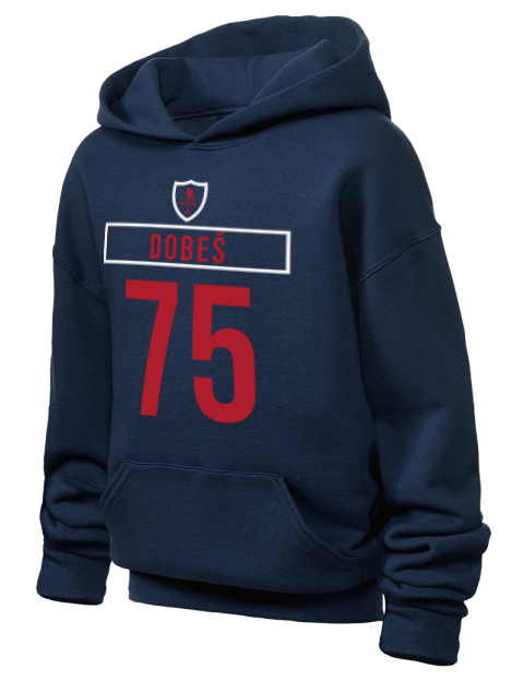 Away Jersey Jakub Dobes Youth Hooded Sweatshirt | Swagsta