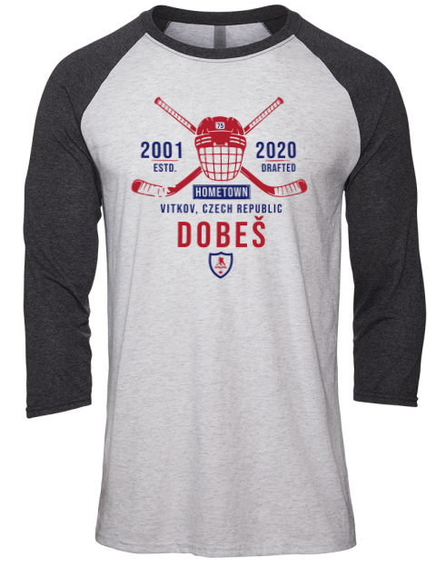 Classic Heritage Jakub Dobes Unisex Premium Three-Quarter Raglan T-Shirt | Swagsta