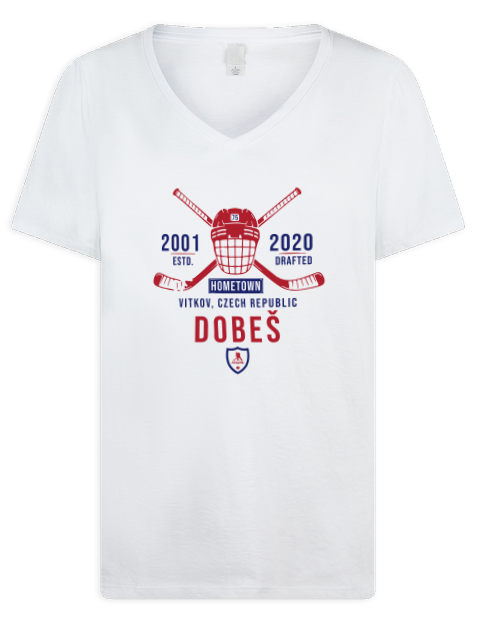 Classic Heritage Jakub Dobes Premium Ladies V-Neck T-Shirt | Swagsta