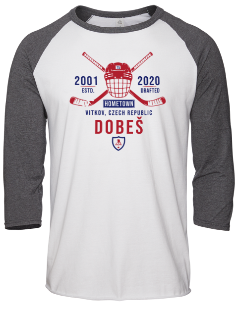 Classic Heritage Jakub Dobes Unisex Premium Three-Quarter Raglan T-Shirt | Swagsta