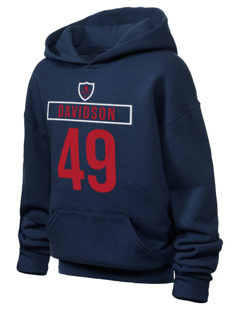 Away Jersey Jared Davidson Youth Hooded Sweatshirt | Swagsta