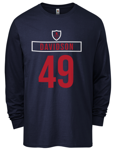Away Jersey Jared Davidson Men's Long-Sleeve T-Shirt | Swagsta