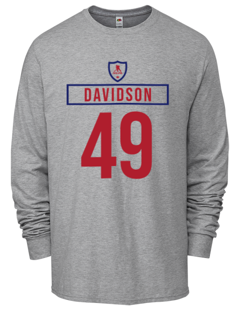 Home Jersey Jared Davidson Men's Long-Sleeve T-Shirt | Swagsta