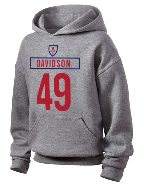 Home Jersey Jared Davidson Youth Hooded Sweatshirt | Swagsta