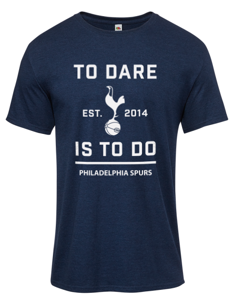 To Dare Is To Do Philadelphia Spurs Iconic Men's T-Shirt | Swagsta