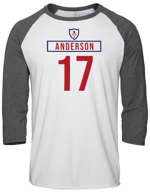 Home Jersey Josh Anderson Unisex Premium Three-Quarter Raglan T-Shirt | Swagsta