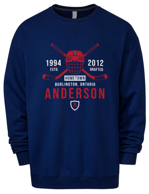 Heritage Josh Anderson Premium Unisex Crewneck Sweatshirt | Swagsta