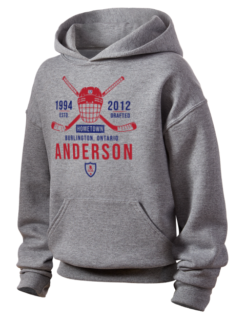 Classic Heritage Josh Anderson Youth Hooded Sweatshirt | Swagsta