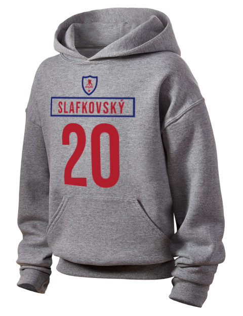 Home Jersey Juraj Slafkovsky Youth Hooded Sweatshirt | Swagsta
