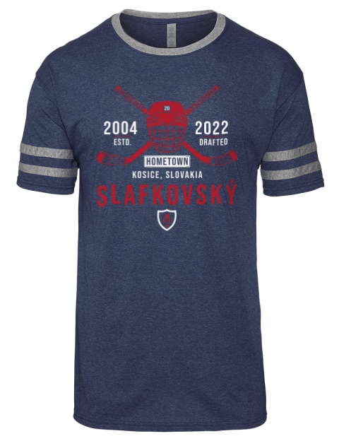 Heritage Juraj Slafkovsky Men's Tri-Blend T-Shirt | Swagsta