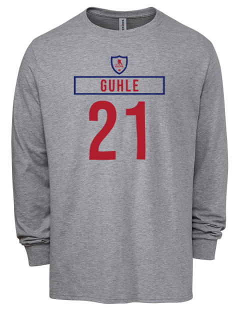 Home Jersey Kaiden Guhle Men's Premium Blend Long Sleeve-T-Shirt | Swagsta