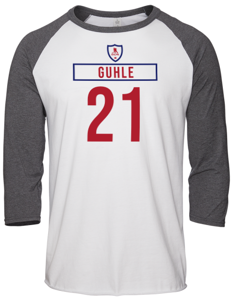 Home Jersey Kaiden Guhle Unisex Premium Three-Quarter Raglan T-Shirt | Swagsta