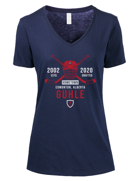 Heritage Kaiden Guhle Premium Ladies V-Neck T-Shirt | Swagsta