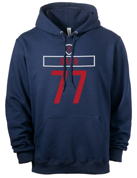 Away Jersey Kirby Dach Eco Premium Unisex Hooded Sweatshirt | Swagsta
