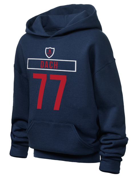 Away Jersey Kirby Dach Youth Hooded Sweatshirt | Swagsta