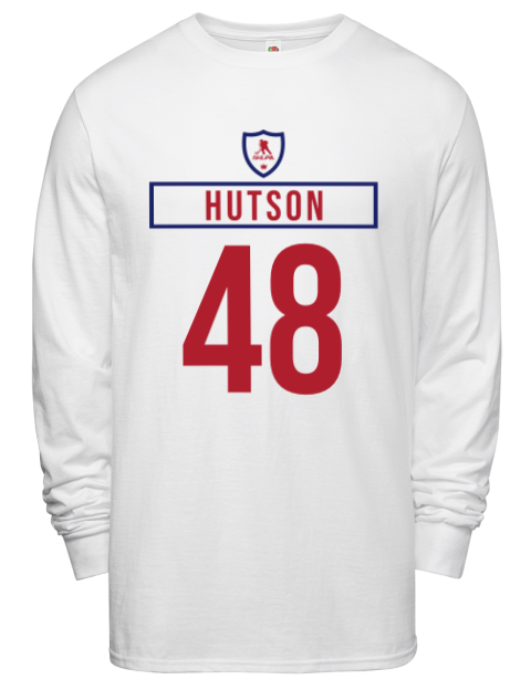 Home Jersey Lane Hutson Men's Long-Sleeve T-Shirt | Swagsta