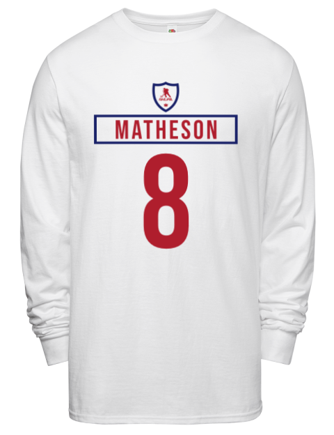 Home Jersey Michael Matheson Men's Long-Sleeve T-Shirt | Swagsta