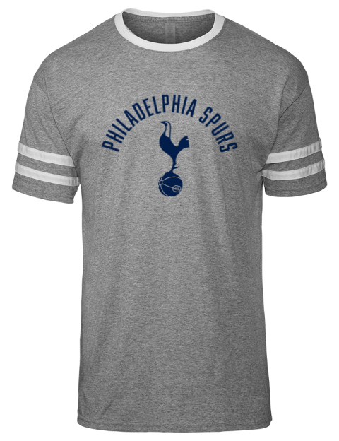 Classic Philadelphia Spurs Men's Tri-Blend T-Shirt | Swagsta