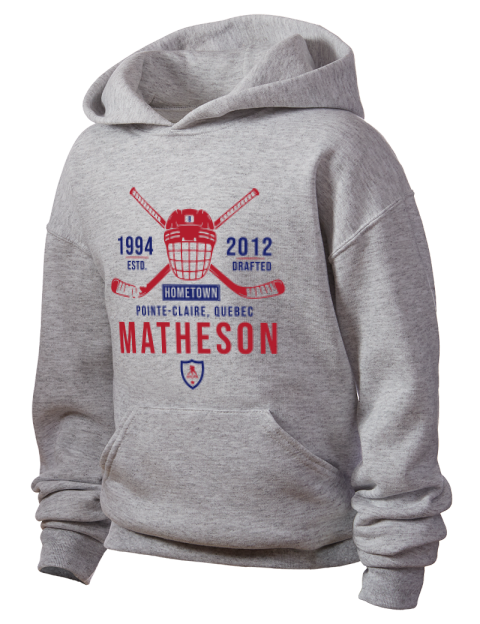 Classic Heritage Michael Matheson Youth Hooded Sweatshirt | Swagsta