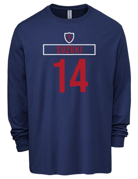 Away Jersey Nick Suzuki Men's Premium Blend Long Sleeve-T-Shirt | Swagsta