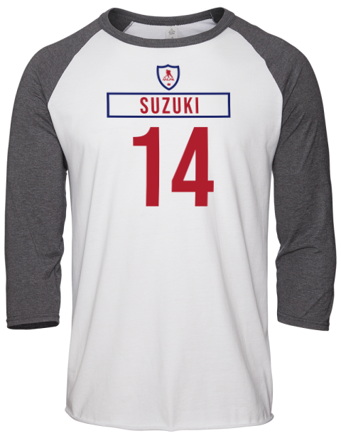Home Jersey Nick Suzuki Unisex Premium Three-Quarter Raglan T-Shirt | Swagsta