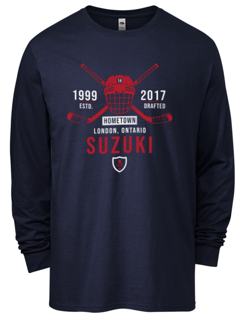 Heritage Nick Suzuki Men's Long-Sleeve T-Shirt | Swagsta