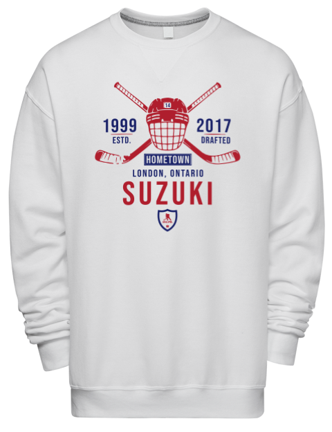 Classic Heritage Nick Suzuki Premium Unisex Crewneck Sweatshirt | Swagsta