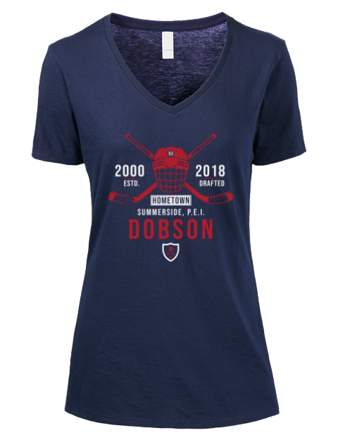 Heritage Noah Dobson Premium Ladies V-Neck T-Shirt | Swagsta