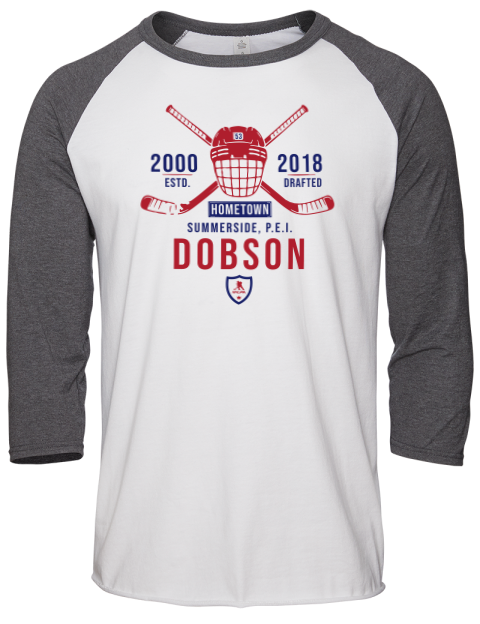 Classic Heritage Noah Dobson Unisex Premium Three-Quarter Raglan T-Shirt | Swagsta